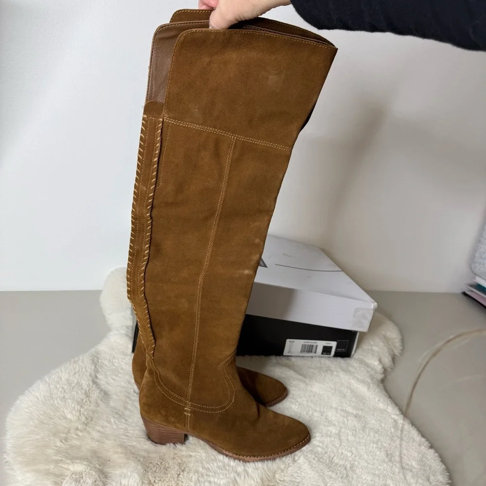 Dolce Vita Silas Acorn Suede‎ Over the Knee Boots